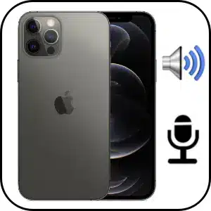iPhone 12 Pro reparación sonido averiado