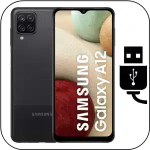 Samsung A12 cambiar conector de carga roto