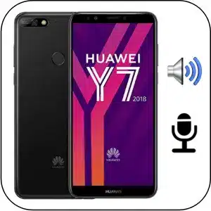 Huawei Y7 2018 solucionar problema sonido