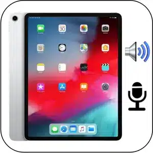 iPad Pro 12.9 (2018) reparación sonido averiado