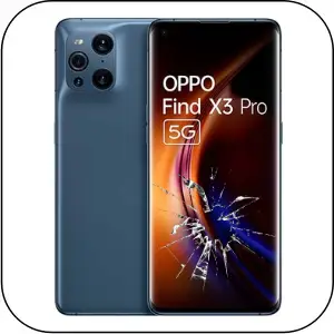 Oppo Find X3 Pro reparar pantalla rota