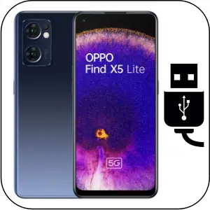 Oppo Find X5 Lite 5G arreglar conector de carga roto